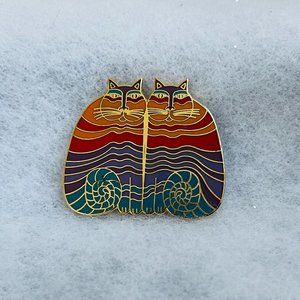 Laurel Burch Pin "Rainbow Cats"